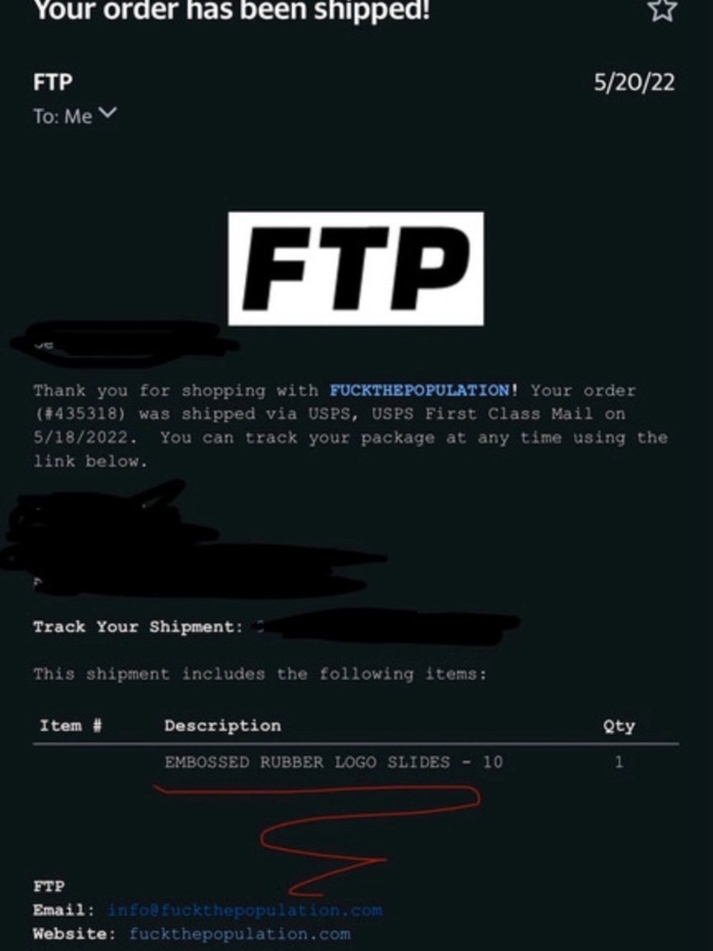 FTP Black and White Logo Email Header Graphic - Picture 4 of 4